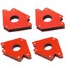 Kit 4 Esquadros Magnéticos para Solda 34Kg 75LB Charbs - 1