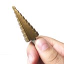 Ver imagem 4 de Jogo com 3 Broca Escalonadas HSS 3 a 20mm Titânio Charbs