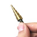 Ver imagem 3 de Jogo com 3 Broca Escalonadas HSS 3 a 20mm Titânio Charbs