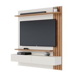 Home Suspenso Juriti 1.5 para Tv até 65” Off White Matte/freijo - Colibri - 1