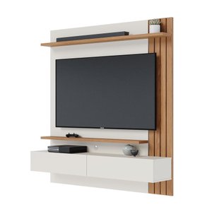 Home Suspenso Juriti 1.5 para Tv até 65” Off White Matte/freijo - Colibri