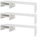 Ver imagem 1 de Kit 03 Suportes para Monitor Stand Home Office Lap 90 cm L03 Branco - Lyam Lyam Decor