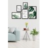 Quadros Decorativos Folhas Verdes com Frases - 2