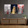 Quadros Decorativos - Três Telas 60x40cm - Cidades Europeias - 4
