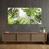 Quadros Decorativos - Três Telas 60x40cm - Folhas Tropicais - 3