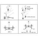Ver imagem 5 de Torneira Misturador Banheiro Lavabo Duplo Comando Prateada