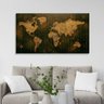 Quadro Decorativo - Mapa Mundi - 110x70 - 3