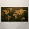 Quadro Decorativo - Mapa Mundi - 110x70 - 2