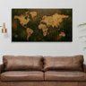 Quadro Decorativo - Mapa Mundi - 110x70 - 4