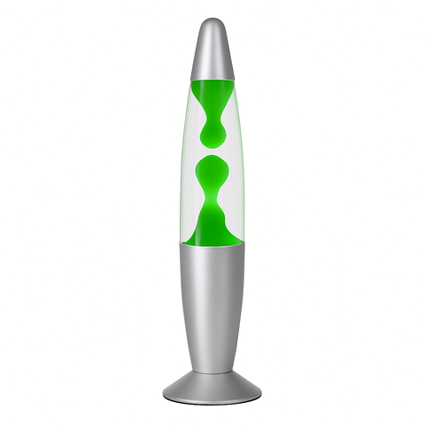 Luminária Abajur de Mesa Decorativo Retrô Lava Lamp 34cm para Sala Quarto Escritório 110v:verde