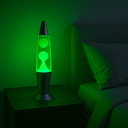 Ver imagem 2 de Luminária Abajur de Mesa Decorativo Retrô Lava Lamp 34cm para Sala Quarto Escritório 110v:verde