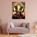 Ver imagem 4 de Quadro Decorativo - Deus Ganesha - 80x60cm