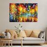 Quadro Decorativo - Abstrato Espatulado - Artista Leonid Afremov - 110x70cm - 4