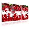 Quadros Decorativos Rosas com Pétalas 3 Peças 120x70 - 5