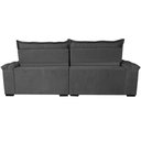 Ver imagem 6 de Sofá Retrátil e Reclinável 2,75m Cama inBox Big Fresh com SoftGel D40 Velupluma Cinza