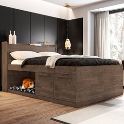 Cama Casal Espaço Pet Chocolate - 1