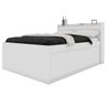 Cama Casal Espaço Pet Branco com Colchão - 5