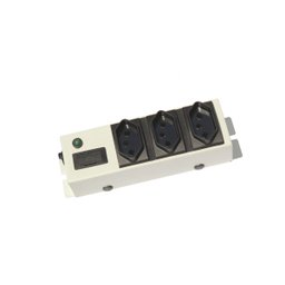 Filtro de Linha 3 Tomadas Metal Security Capte - 2