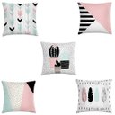 Ver imagem 1 de kit 5 capas de almofadas indie escandinavo 40x40