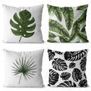 Ver imagem 1 de Kit 4 almofadas decorativas floral 45x45