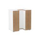 Ver imagem 3 de Gabinete de Banheiro C-pés 3386 S- Cuba 1 Porta e 3 Gavetas 60cm Cor Branco - Politorno