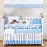 KIT DE BERÇO URSINHO TEDDY E FAMILIA MENINO E MENINA 11 PEÇAS KIT AMERICANO PARA BEBÊ COM EDREDOM E  - 1