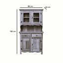 Ver imagem 2 de Armário Guarda Comida Madeira Maciça Natural