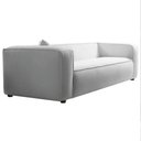 Ver imagem 1 de Sofá 2 Lugares 160cm Orgânico Luxo Recepção Cecília Linho - Amarena Móveis Cor Cinza Claro