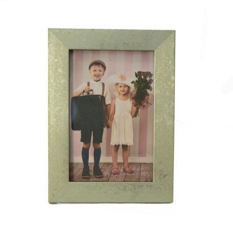 Porta Retrato De Mesa Para Foto 10x15 Cm Metalizado Champanhe - 1