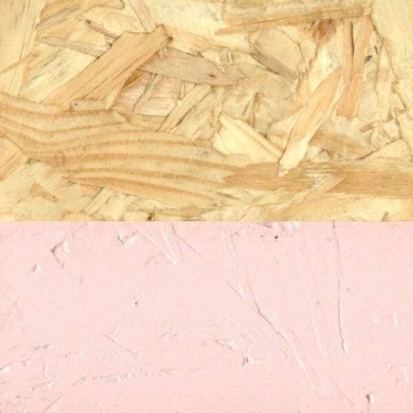 Relógio de Parede Decorativo Rosa em OSB com Números em Relevo - 3