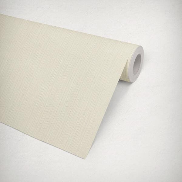 Papel de Parede Vinilico Listrado Durável Lavável Sala Estar Creme - 3