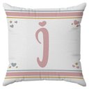 Ver imagem 2 de Kit 3 Capas Almofadas Arco-Iris Nome 45x45 Id Decor:Letra I