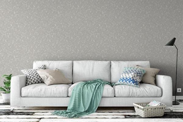 Papel de Parede Vinilico Texturas Impermeável Lavável Quarto Gelo - 2