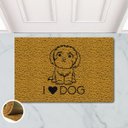 Ver imagem 1 de Tapete Capacho Love Dog Shih Tzu Amo Cachorro 60x40 Shitzu