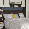Cabeceira Cama Queen Casal Painel Star Suspenso Para Quarto 1,80m Marrom Madeira Escuro - 1
