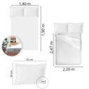 Ver imagem 4 de Jogo de Cama Casal 4 Peças 100% Algodão 180 Fios - Cintia (7899)