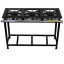 Ver imagem 1 de Fogão Serv Kenok 3 Bocas Duplas Baixa Pressão Fbse3b.808