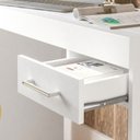Ver imagem 6 de Mesa Escrivaninha 1 Gaveta 91 Cm Branco Arly