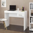 Ver imagem 7 de Mesa Escrivaninha 1 Gaveta 91 Cm Branco Arly