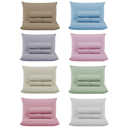 Ver imagem 1 de Kit Roupa Cama Queen 100% Algodão 4 Peças Percal 300 Fios Hotel Pousada:cinza