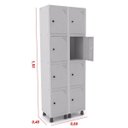 Ver imagem 2 de Roupeiro de Aço 8 Portas