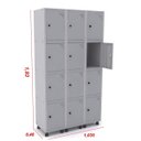 Ver imagem 2 de Roupeiro de Aço 12 Portas