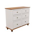 Ver imagem 2 de Comoda para Quarto de Bebê 6 Gavetas Joy