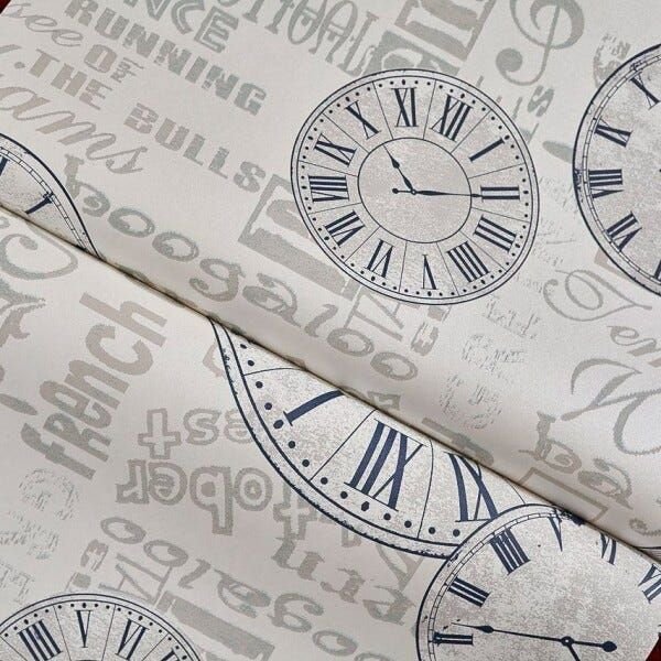 Papel de Parede Importado Vinílico Lavável Estilo Vintage - 2