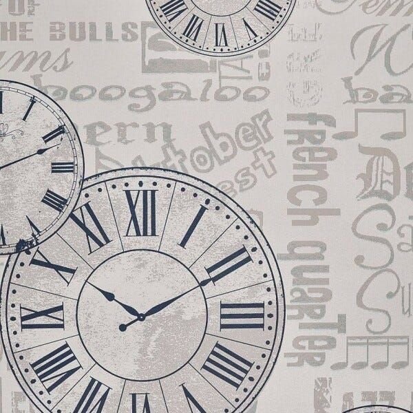 Papel de Parede Importado Vinílico Lavável Estilo Vintage - 1