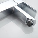 Ver imagem 4 de Torneira Banheiro Lavabo Fria Quadrada 1/4 Volta Luxo Cromada, Metal, Inox Aço, Premium, Gourmet, Ba