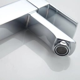 Torneira Banheiro Lavabo Fria Quadrada 1/4 Volta Luxo Cromada, Metal, Inox Aço, Premium, Gourmet, Ba - 4 Torneira Banheiro Lavabo Fria Quadrada 1/4 Volta Luxo Cromada, Metal, Inox Aço, Premium, Gourmet, Ba - 4