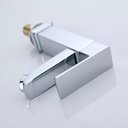 Ver imagem 6 de Torneira Banheiro Lavabo Fria Quadrada 1/4 Volta Luxo Cromada, Metal, Inox Aço, Premium, Gourmet, Ba