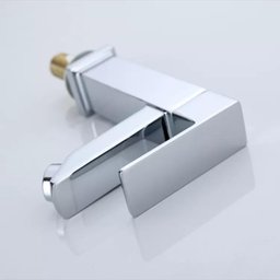 Torneira Banheiro Lavabo Fria Quadrada 1/4 Volta Luxo Cromada, Metal, Inox Aço, Premium, Gourmet, Ba - 6 Torneira Banheiro Lavabo Fria Quadrada 1/4 Volta Luxo Cromada, Metal, Inox Aço, Premium, Gourmet, Ba - 6