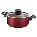 Ver imagem 1 de Caçarola Paris Alumínio Antiaderente Starflon Max Vermelho 28cm 8l Patv5 - Tramontina 28524728